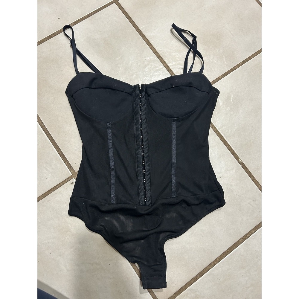 Free People Intimately FP Night Rhythm Corset Bodysuit Size Small
